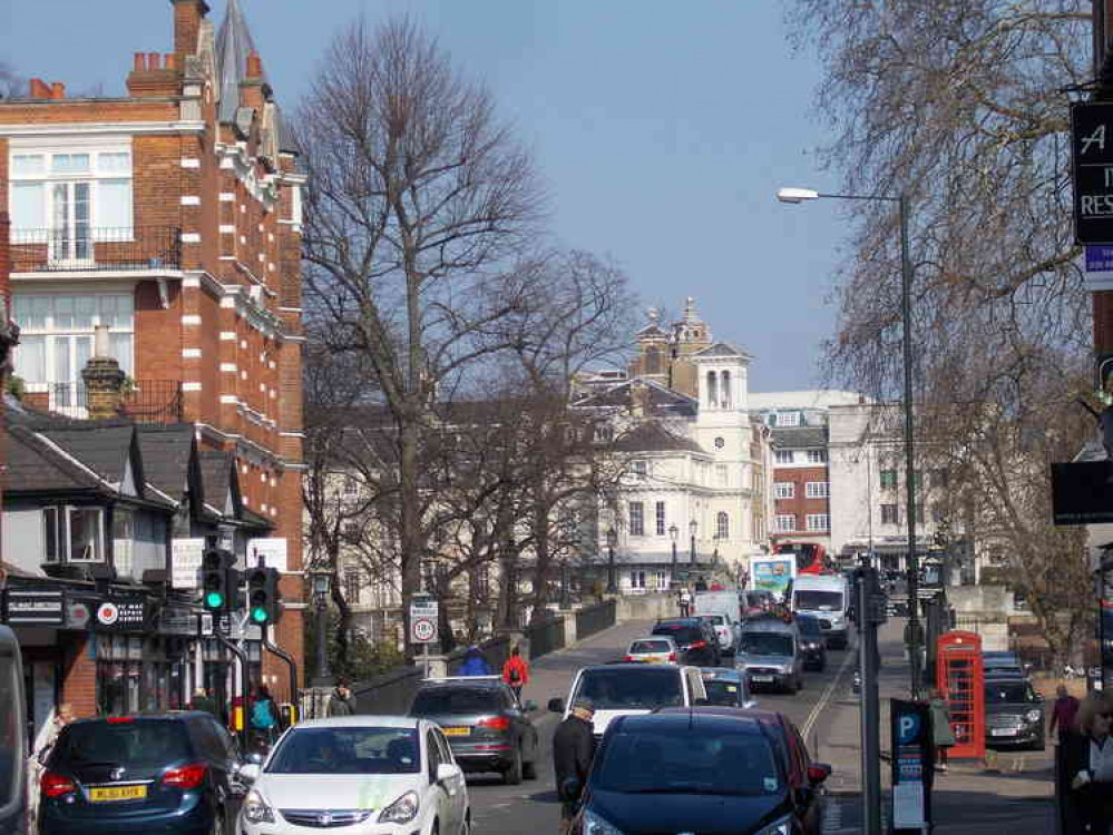 Busy Richmond Bridge - urgent road changes to help social distancing across the Borough