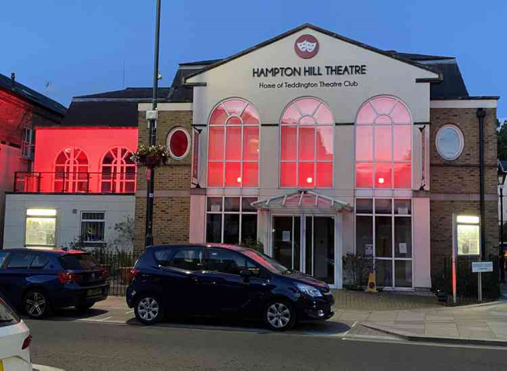 Hampton Hill Theatre in red