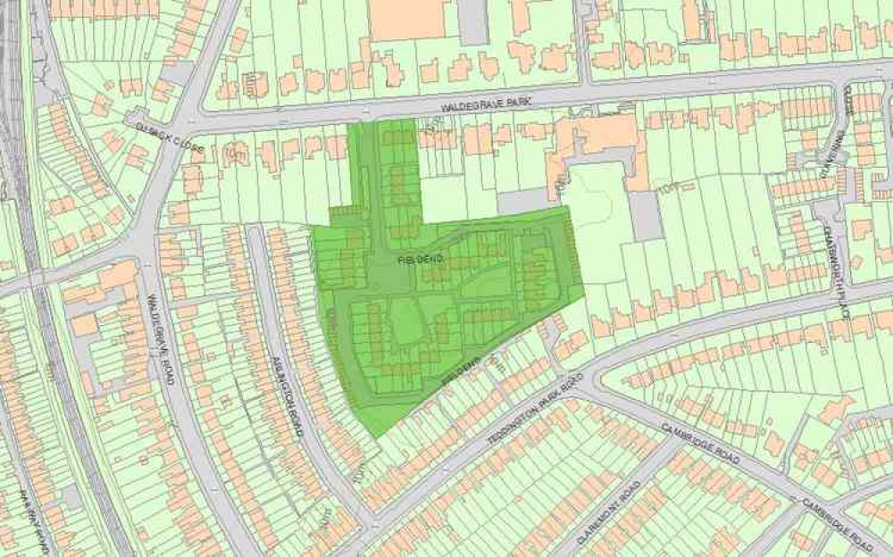 Map of the Fieldend Estate