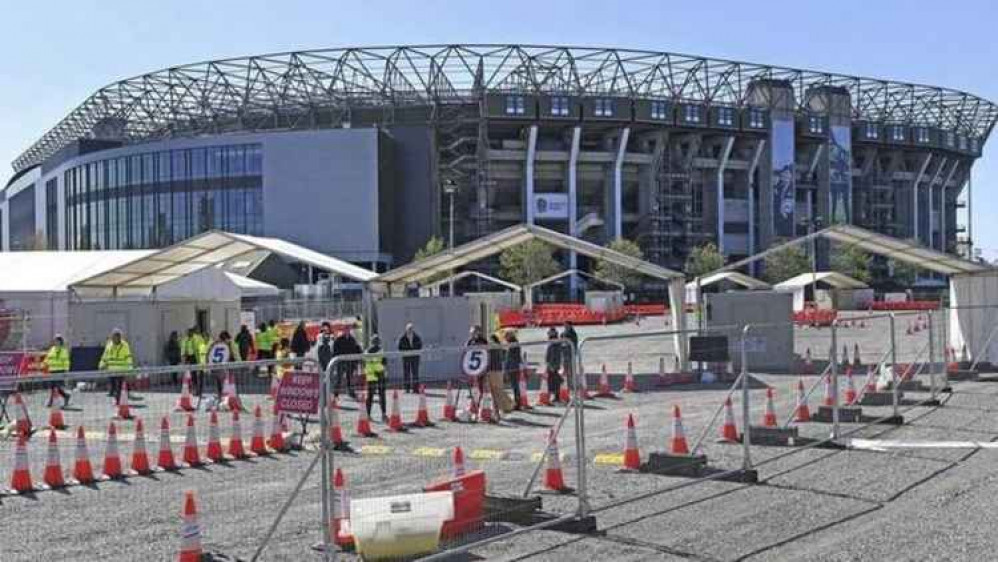 The test centre at Twickenham stadium