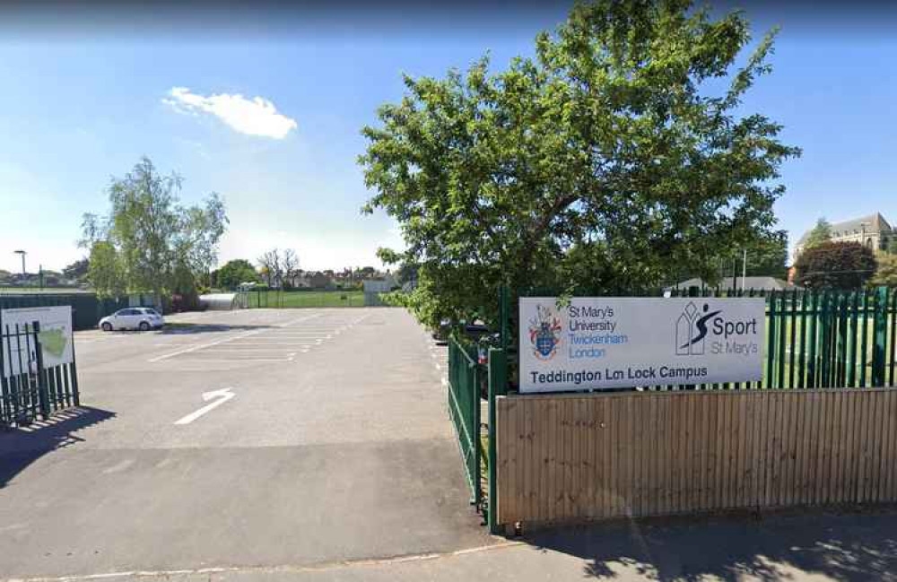 Car park at St Mary's Uni's Teddington Lock campus