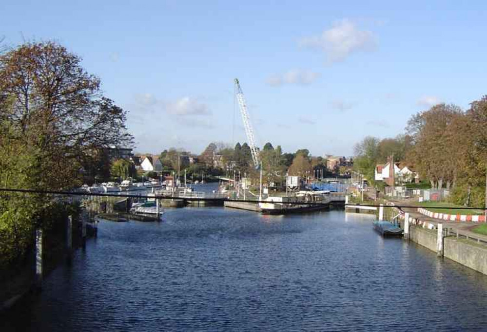 The river at Teddington