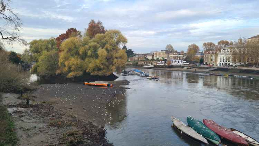 River bed emerges in Richmond