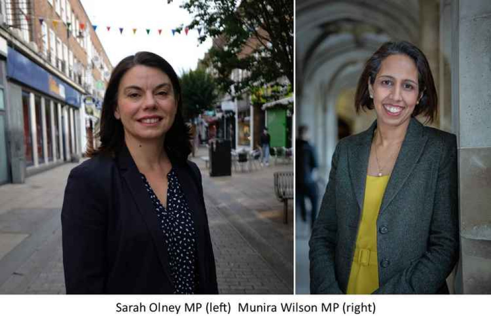 Richmond Park MP Sarah Olney and Twickenham MP Munira Wilson