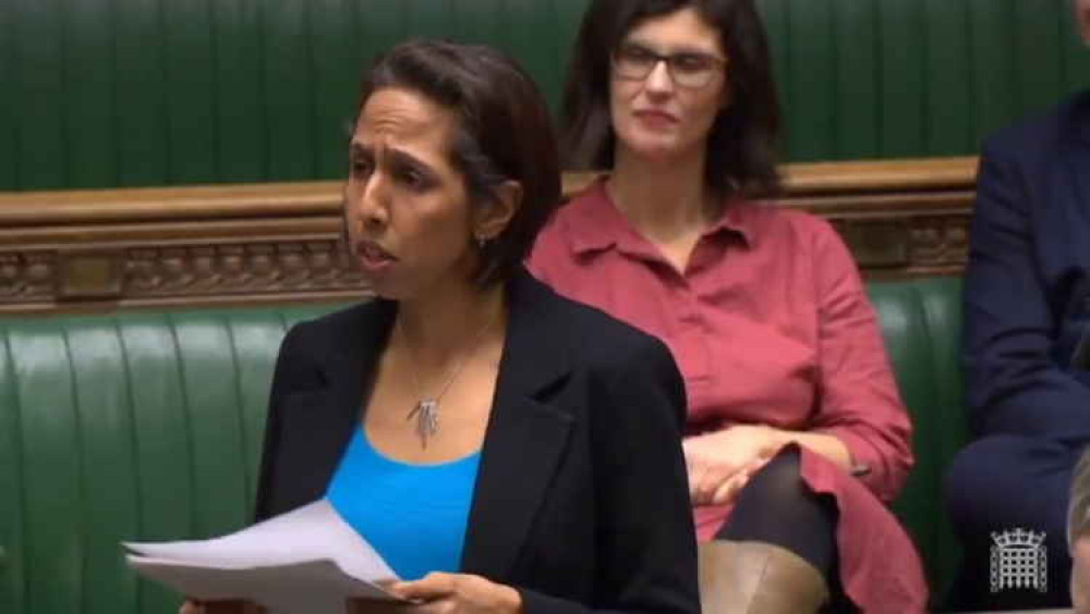 Munira Wilson speaking in Parliament