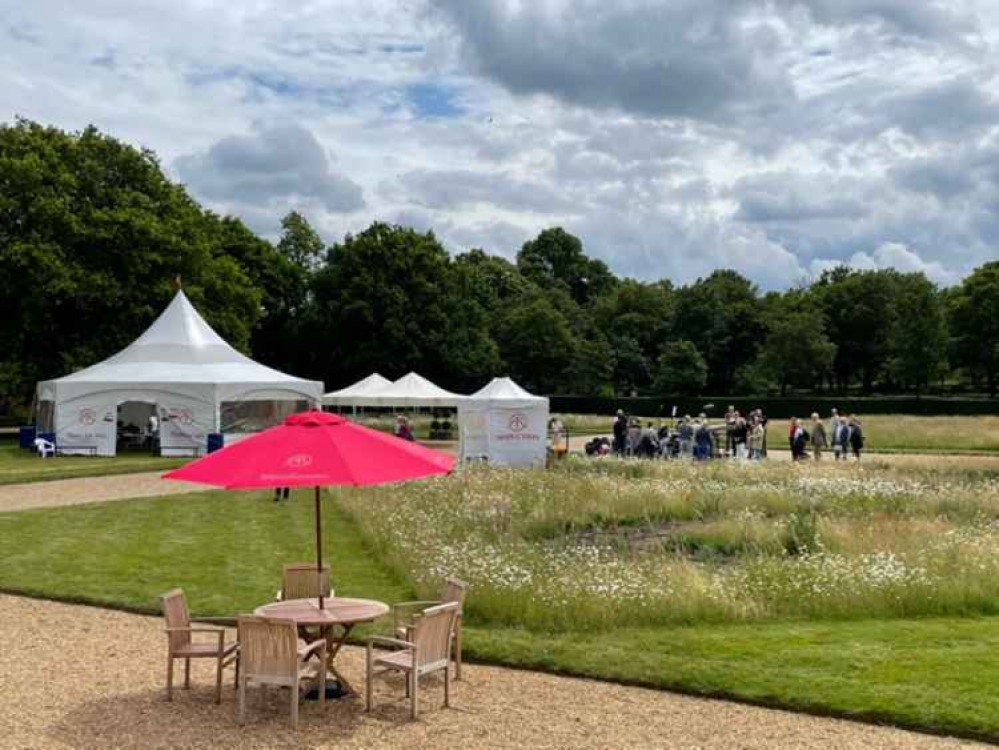 New photos show Antiques Roadshow filming at Ham House last week on Friday 25 June (Credit: Jenny Michell)