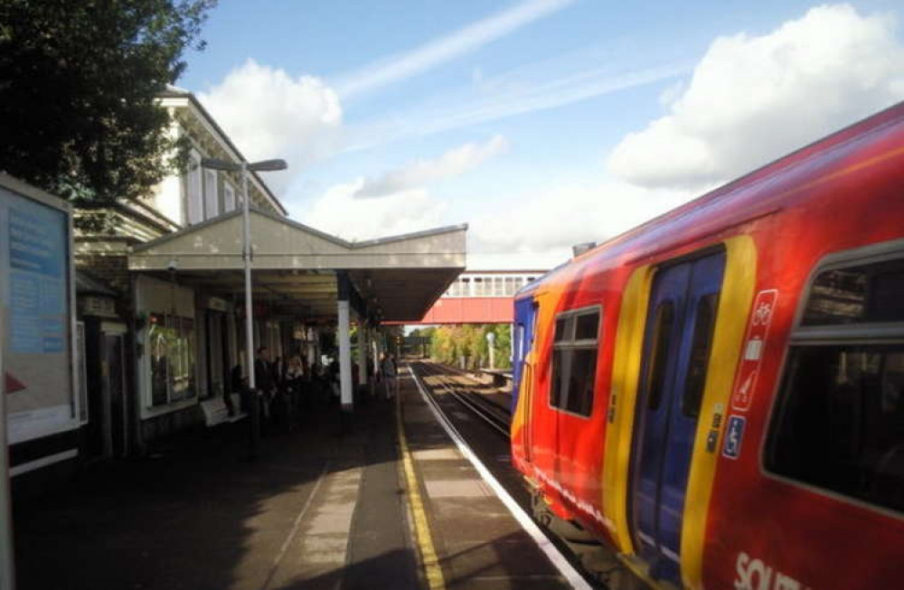 Teddington station will have morning services cut if the changes go through (Image: Geograph)