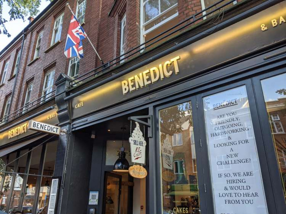 Cafe Benedict in Teddington (Image: Nub News)