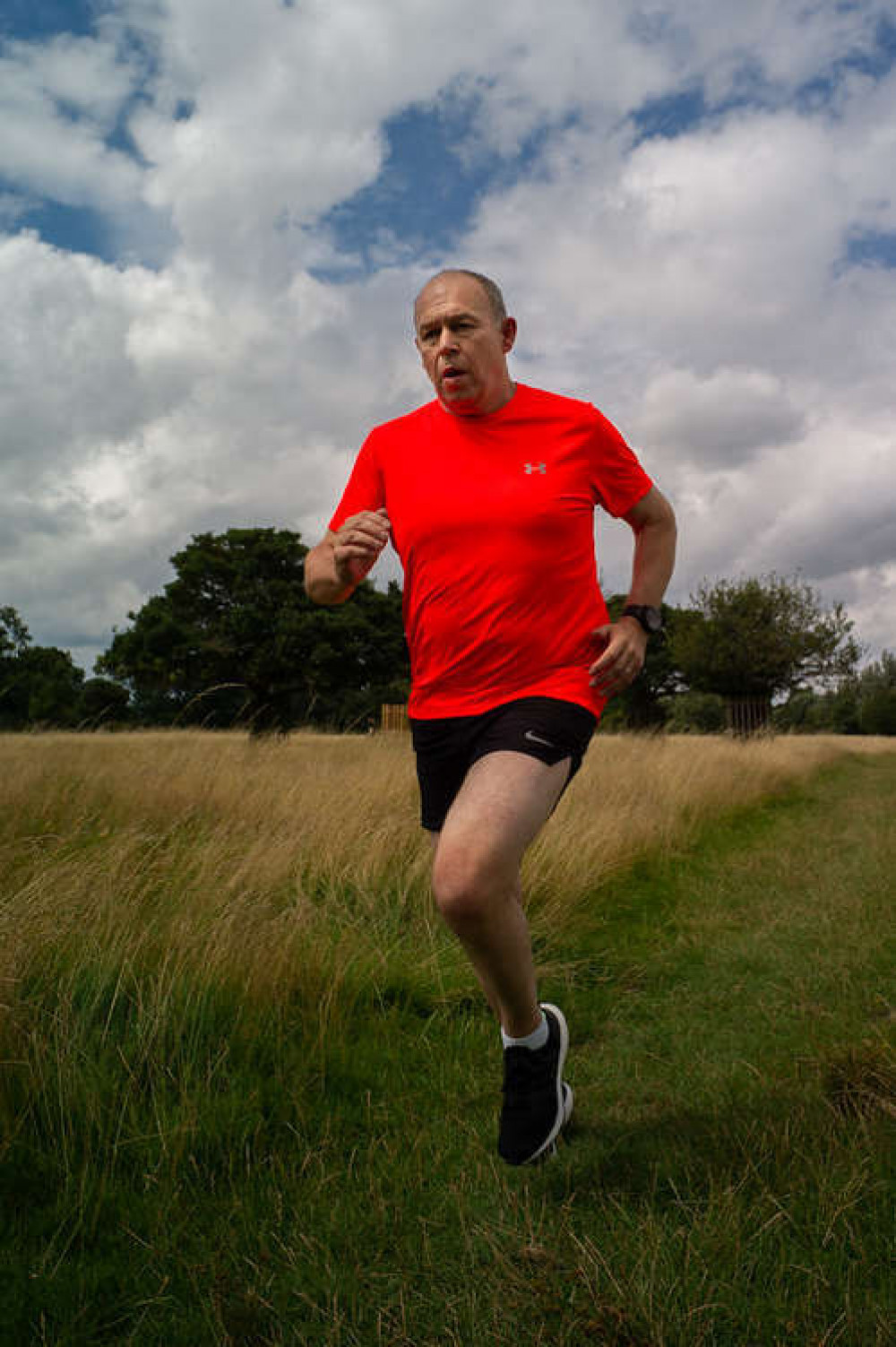 Rob has been training in Bushy Park and will run the 26 mile course at Sunday's event (Image: John Frye)