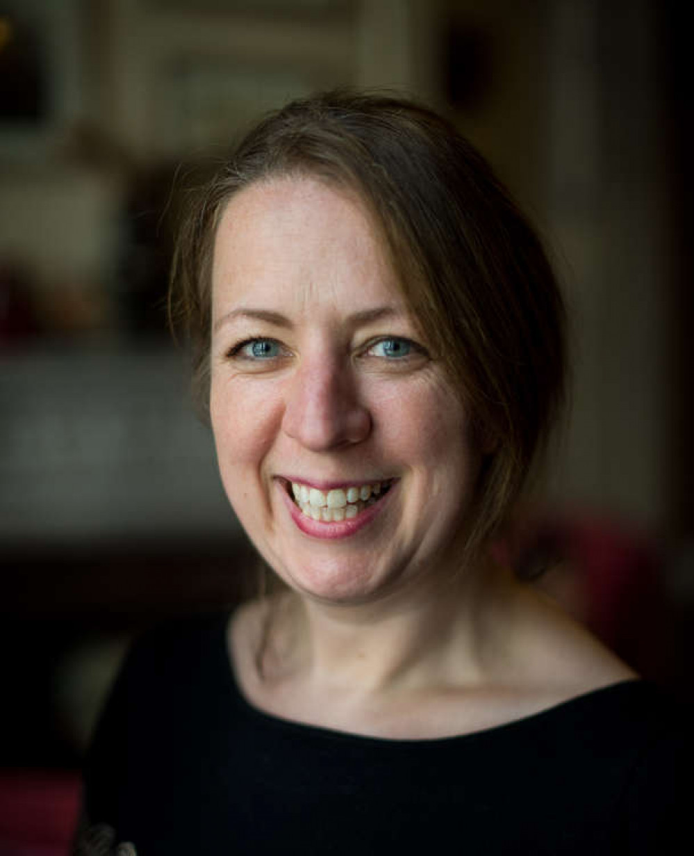 Photo of Libby Jackson, Exploration Science Manager, of the UK Space Agency. (Photo by Michael Cockerham)