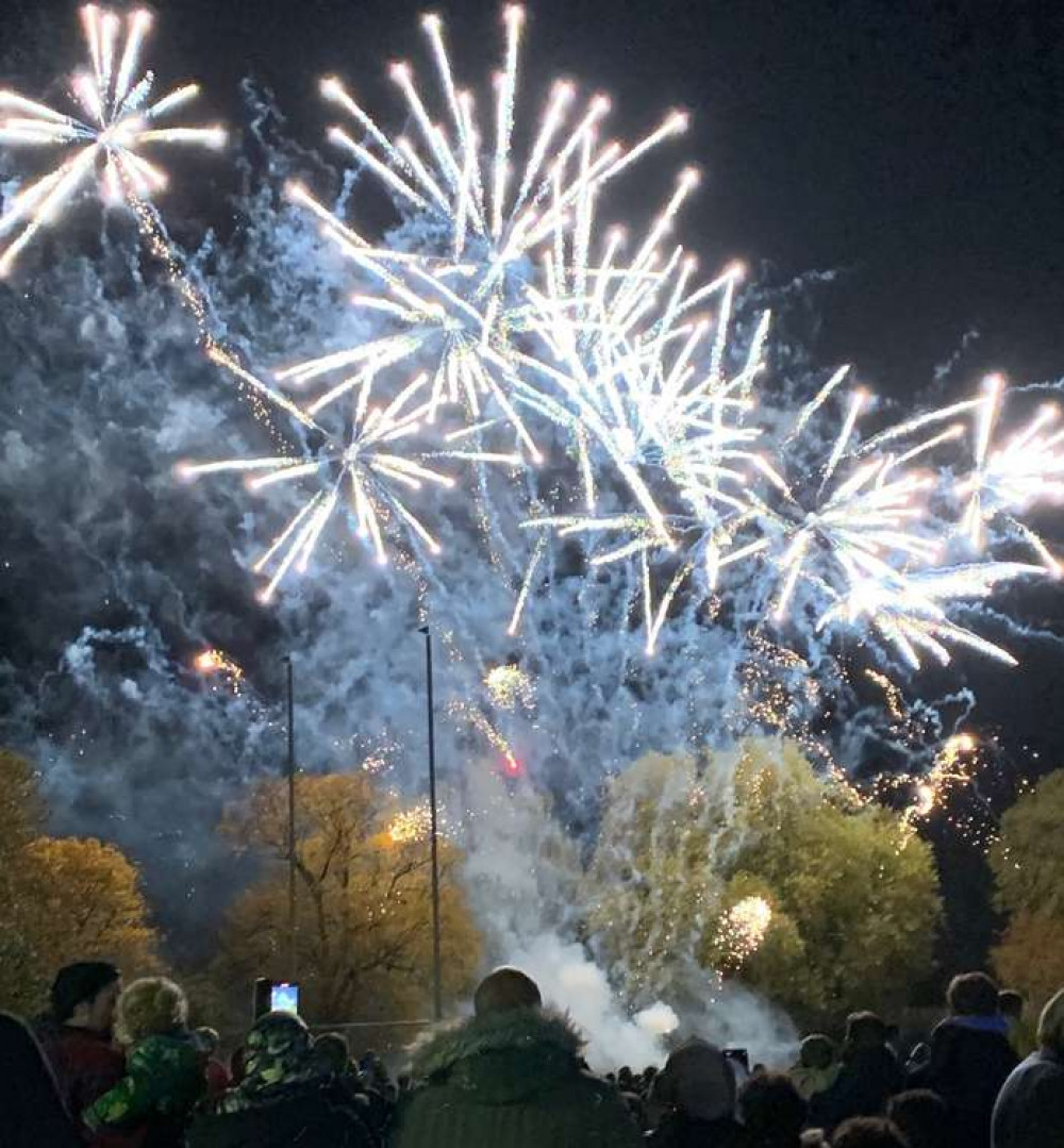 Music played while the light show stunned audiences (Image: Gerry Lupton)