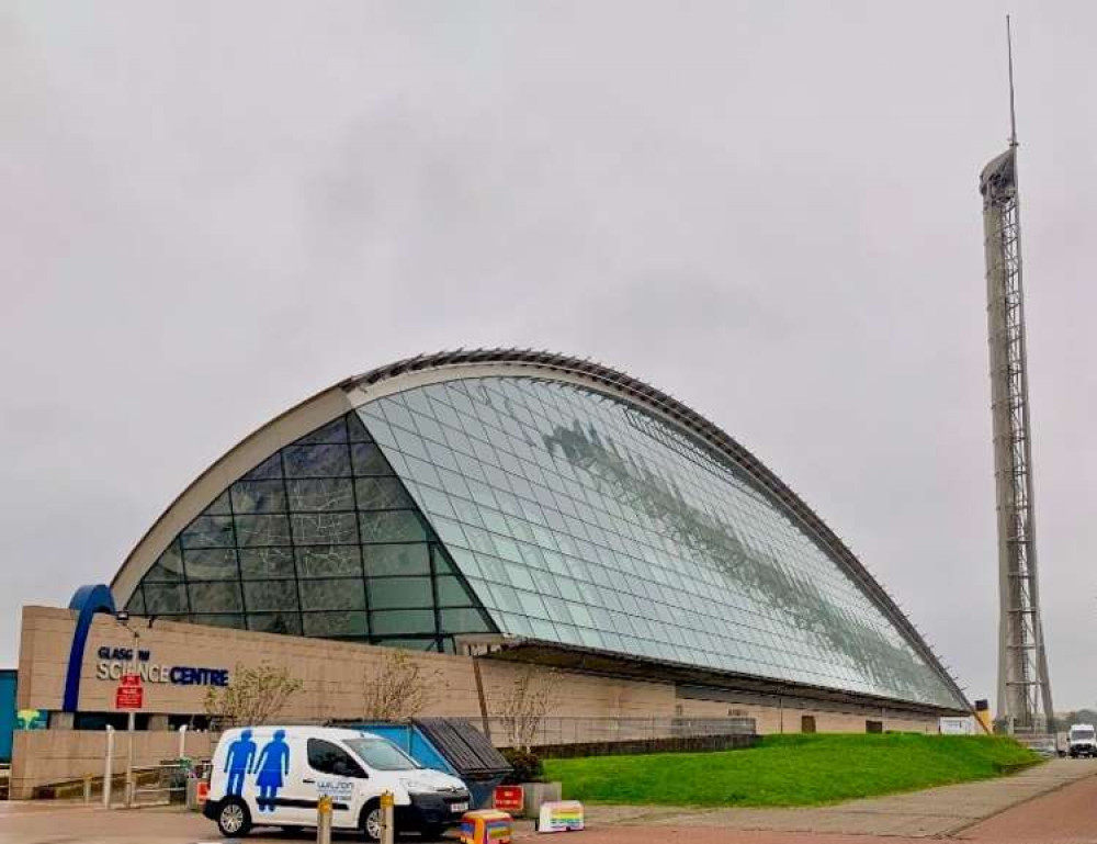 The equipment has been installed at the top of the Glasgow Science Centre (Image: NPL)