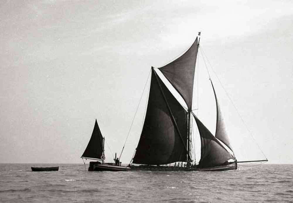 Sailing barge 'Ready', from the book