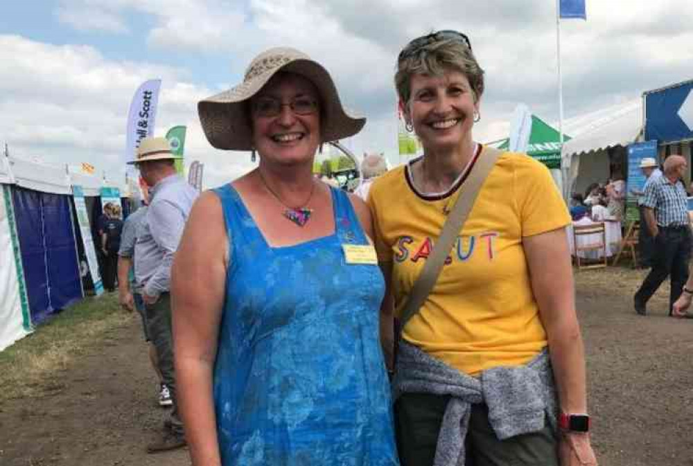 Pictured L-R: Heather Penwarden and Sarah Scott-Allen