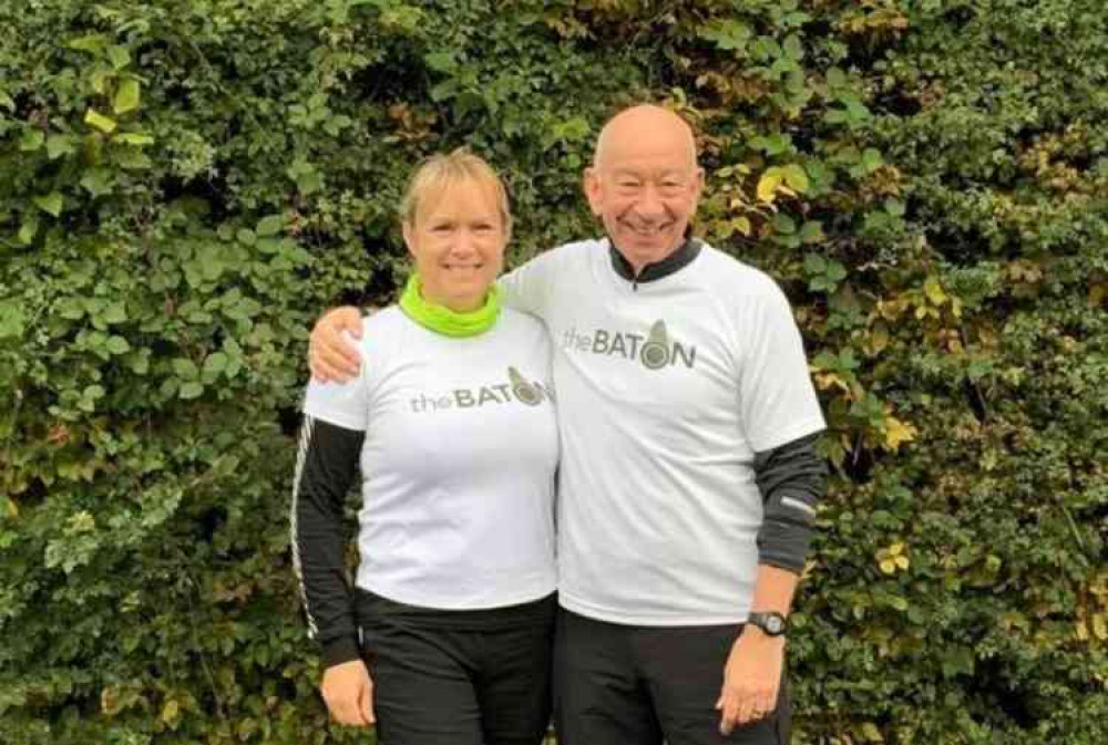 Helen and myself (with the 30lb pack I'll be carrying) for today's training along the East Devon coastline preparing for the Fandance. Helen and myself (with the 30lb pack I'll be carrying) for today's training along the East Devon coastline preparing for the Fandance.