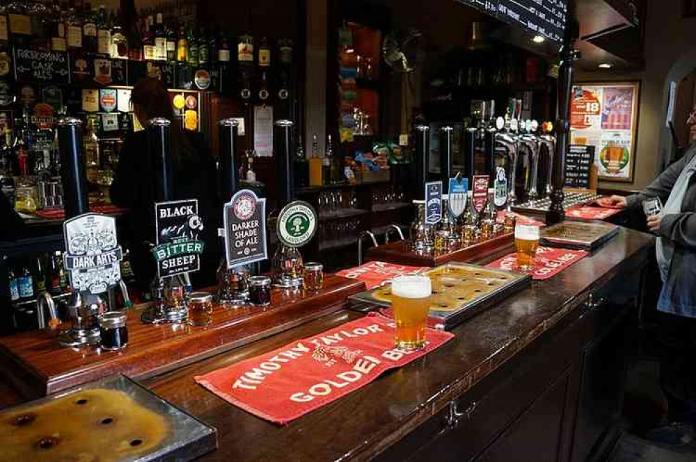 Stock image of a pub bar. Picture courtesy of Ian S. Stock image of a pub bar. Picture courtesy of Ian S.