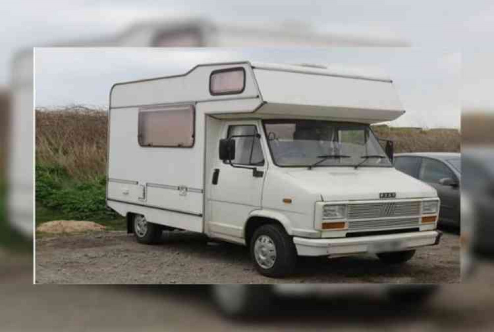 A white Fiat Ducato, similar to the one police are searching for. Image courtesy of DC Police.