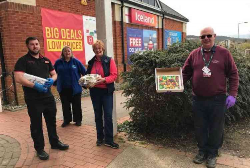 Pictured (L-R): Graham Dunn, Sharon Thorne, Heather Penwarden and Tony McCullom