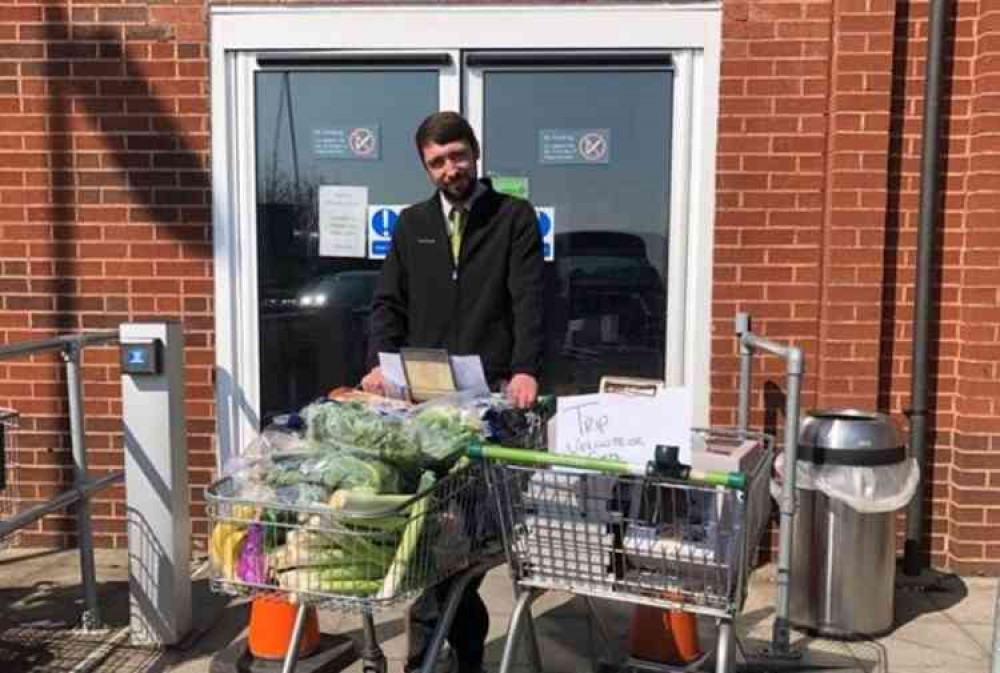 Staff member at Waitrose Sidmouth