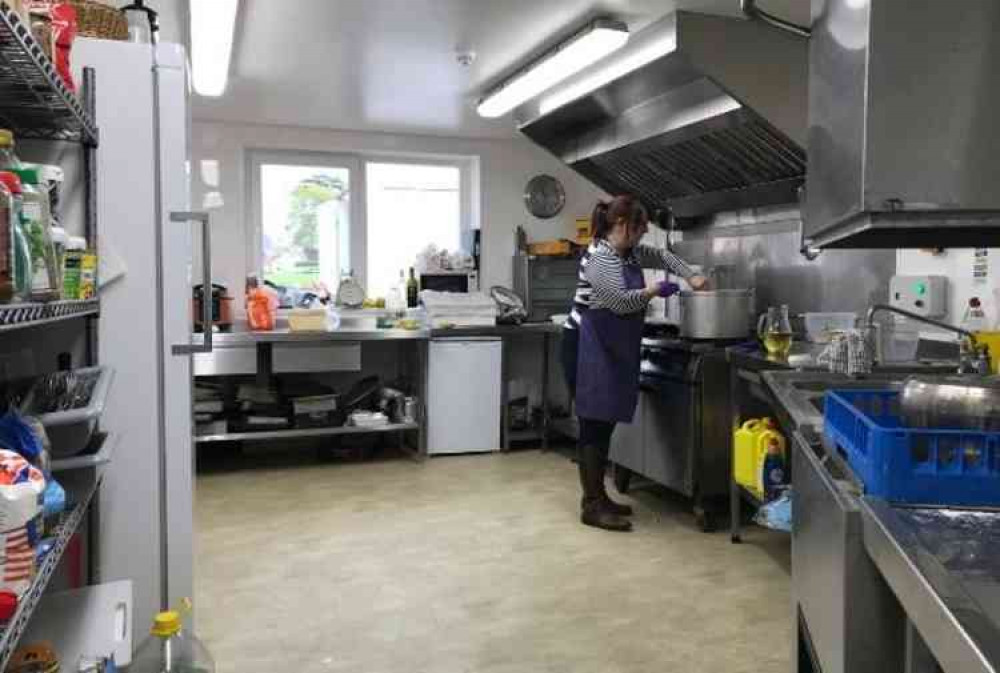 Cathy McCollum cooking free meals for people during the coronavirus crisis