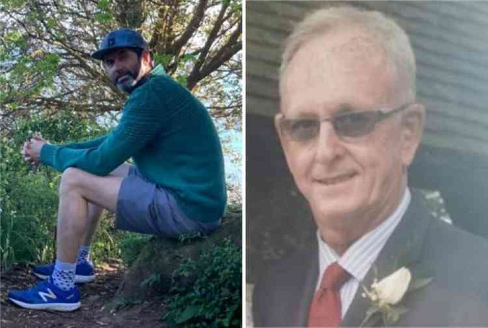 (L to R) Budleigh Salterton man Bruce Bower and Sidmouth man Trevor Stevens. (L to R) Budleigh Salterton man Bruce Bower and Sidmouth man Trevor Stevens.
