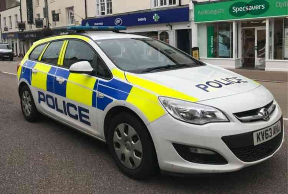 A stock image of a Devon and Cornwall Police car.