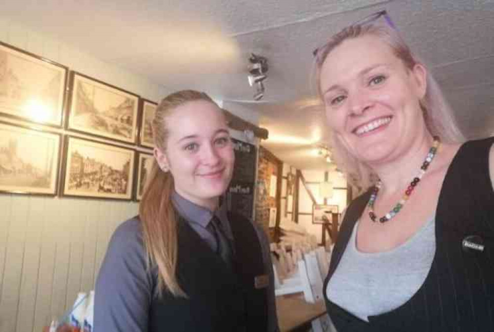 Staff at Honiton Wine Bar