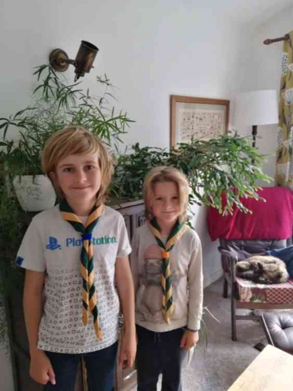 Scout George and Cub Henry