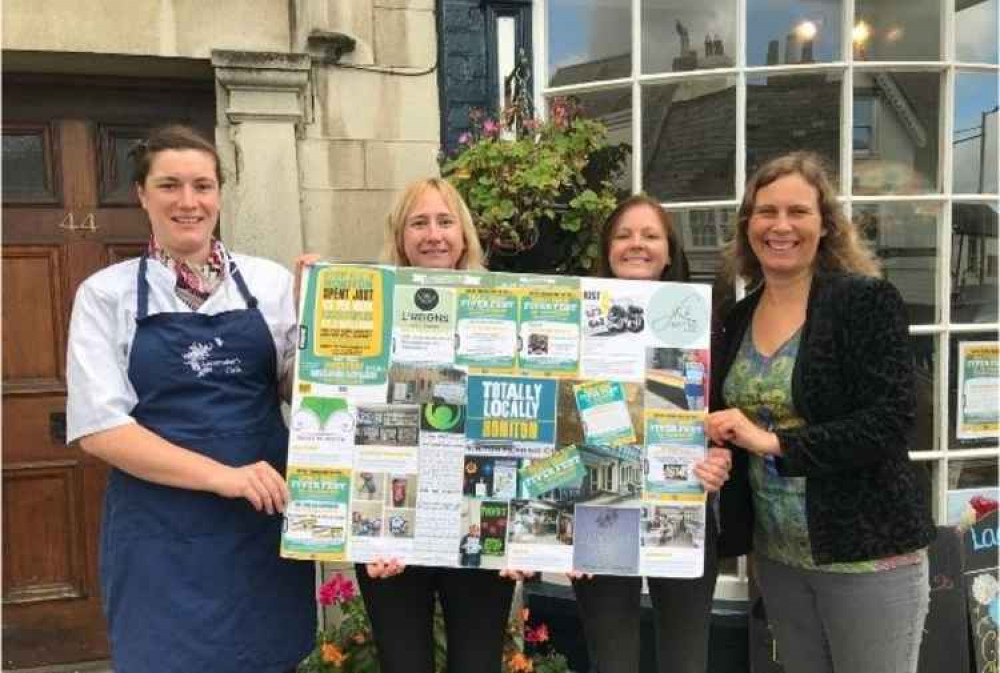 Totally Locally Honiton organisers (L-R): Fiona Hanratty, Helen Newman, Kate Dixon and Liz Pole