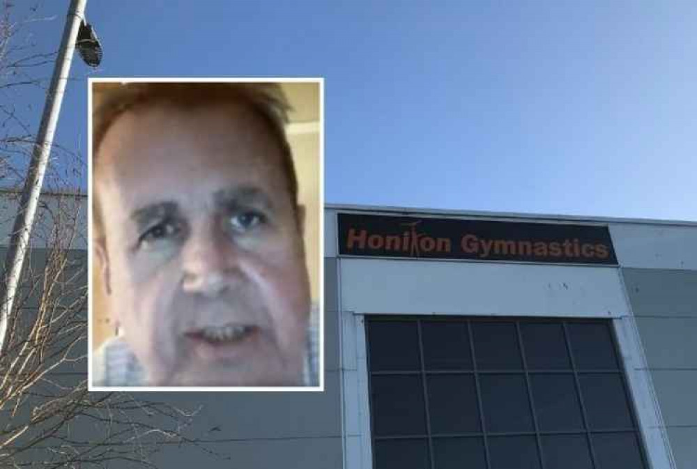 Cllr Carrigan, who proposed £15,000 grant for Honiton Gymnastics Club