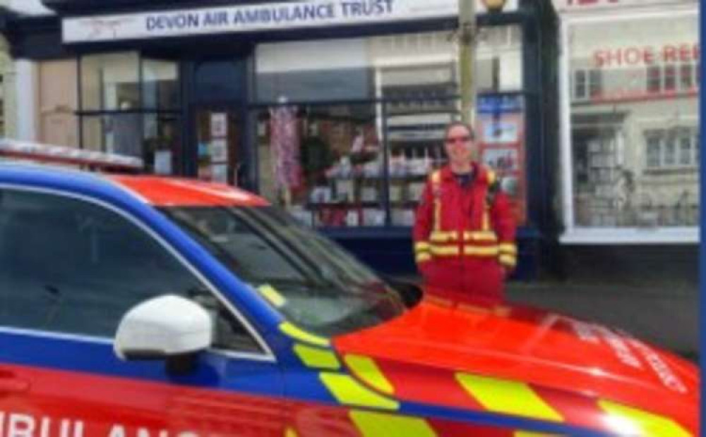 The Devon Air Ambulance charity shop in Honiton