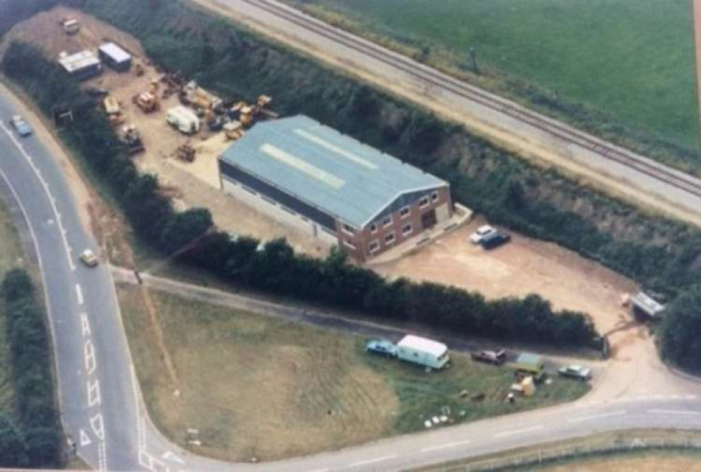 The site that is now Harts of Honiton, back in the 1950s