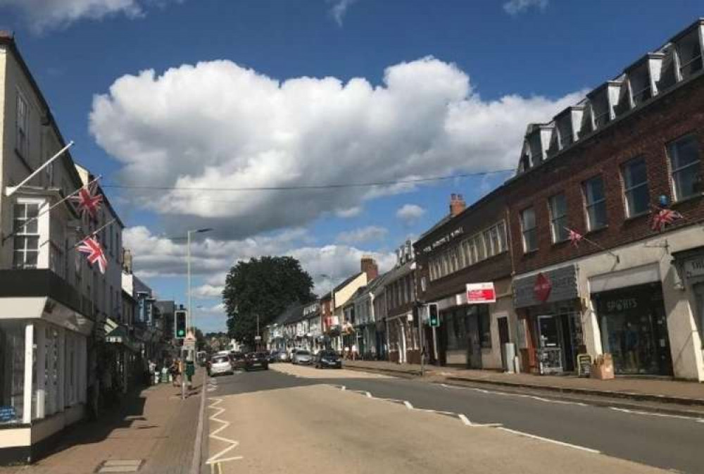 Honiton town centre.