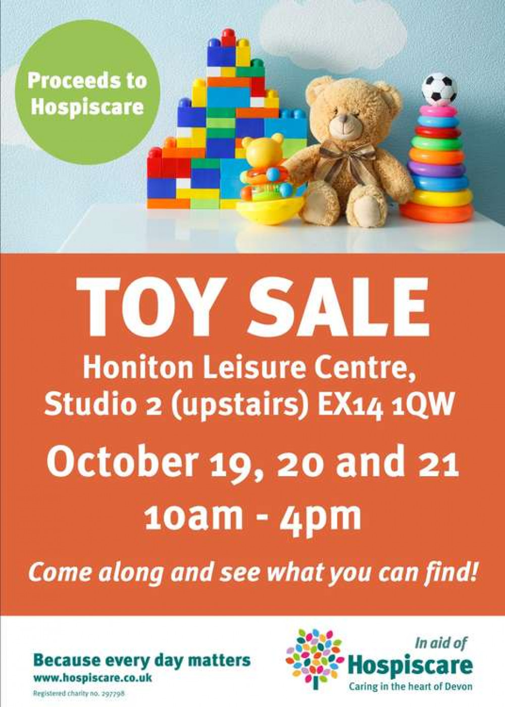 The event will take place from 10am-4pm upstairs in the leisure centre in Studio 2. Credit: Honiton Leisure Centre