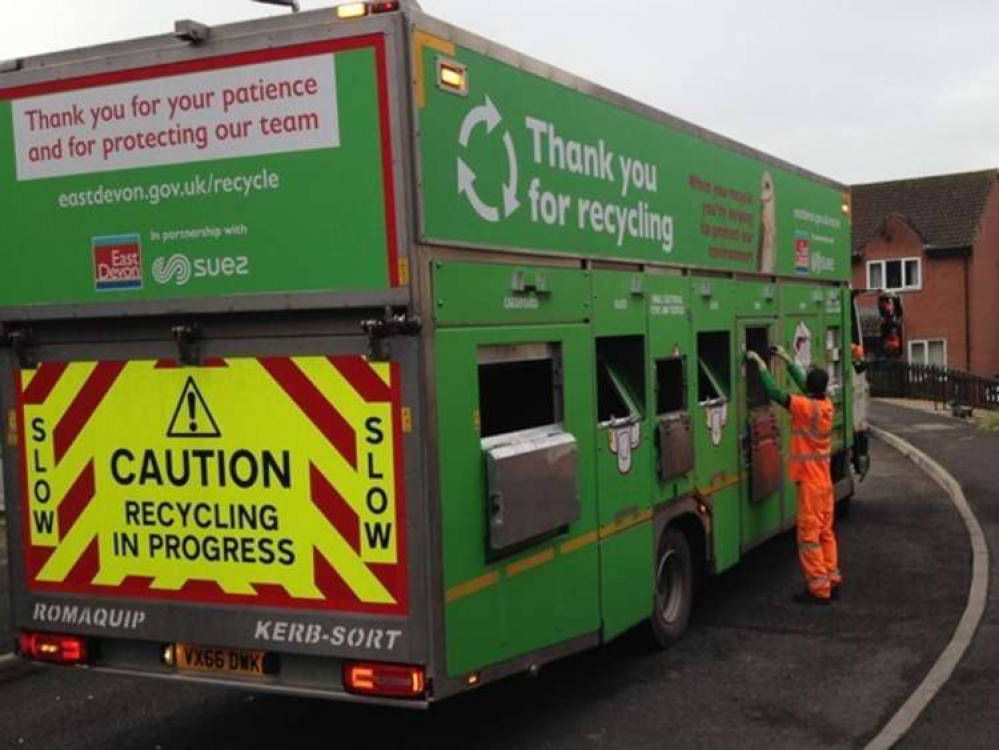 East Devon District Council waste collection. (Image: East Devon District Council)