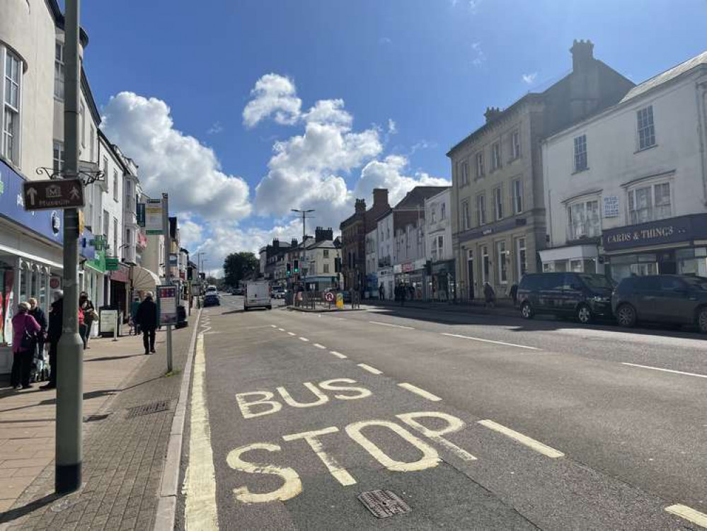 Honiton high street Honiton high street