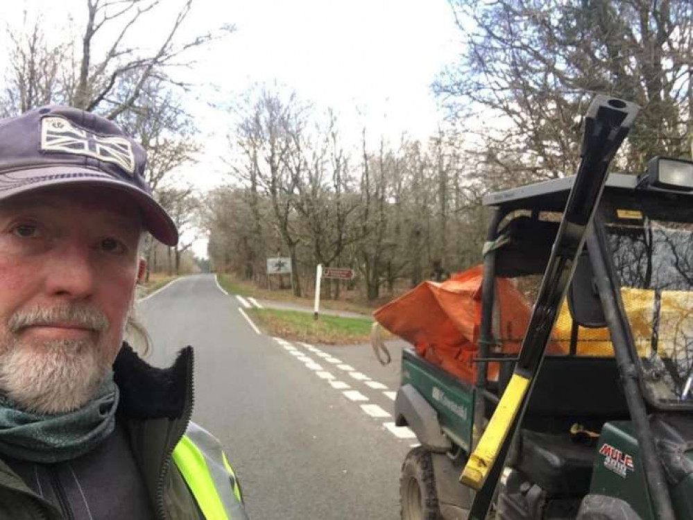 Honiton Litter Pickers member Rob Waldron Honiton Litter Pickers member Rob Waldron