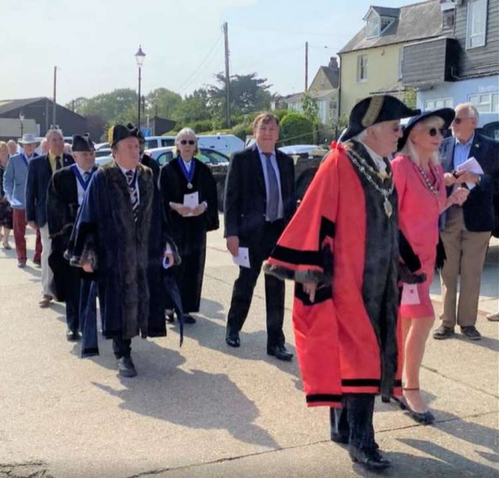 The town mayor attended the celebration alongside other councillors (Credit: Maldon Town Council)