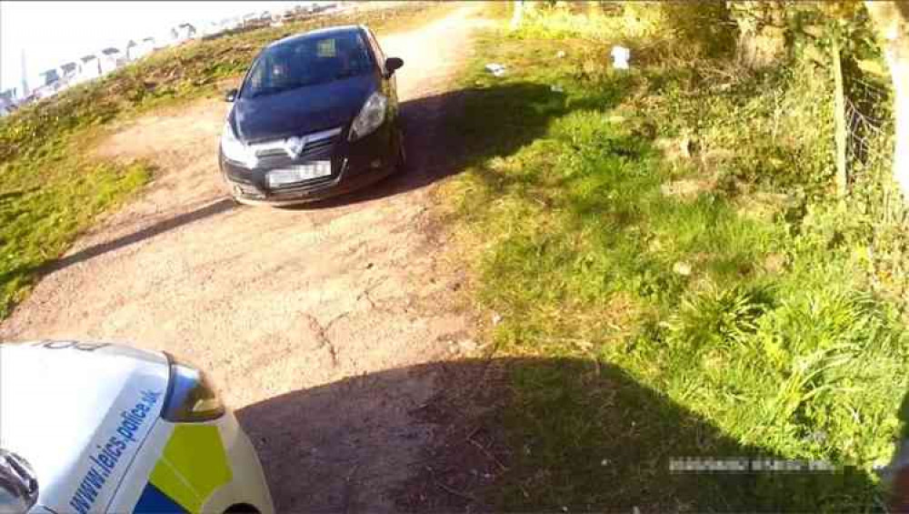 North West Leicestershire Police posted a photo of the vehicle: Photo: North West Leicestershire Facebook page