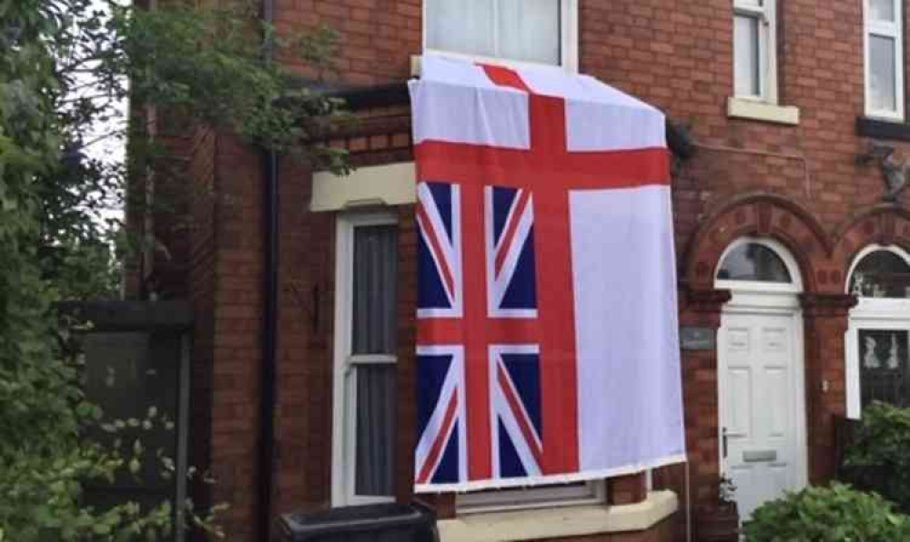 This house in Burton Road showed its true colours This house in Burton Road showed its true colours