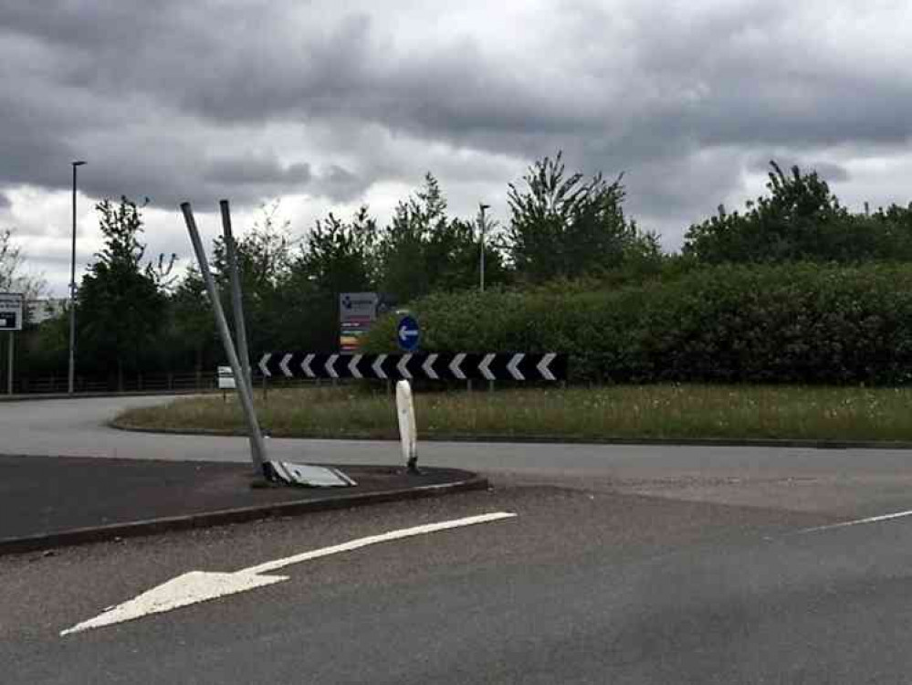 Smisby roundabout on the A511 just outside Ashby Smisby roundabout on the A511 just outside Ashby