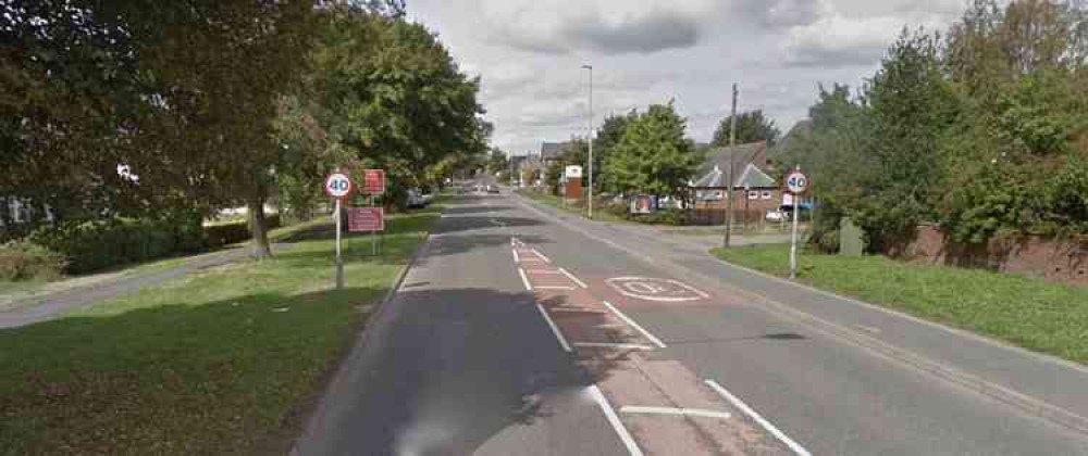 Burton Road in Ashby where the incident happened on Saturday