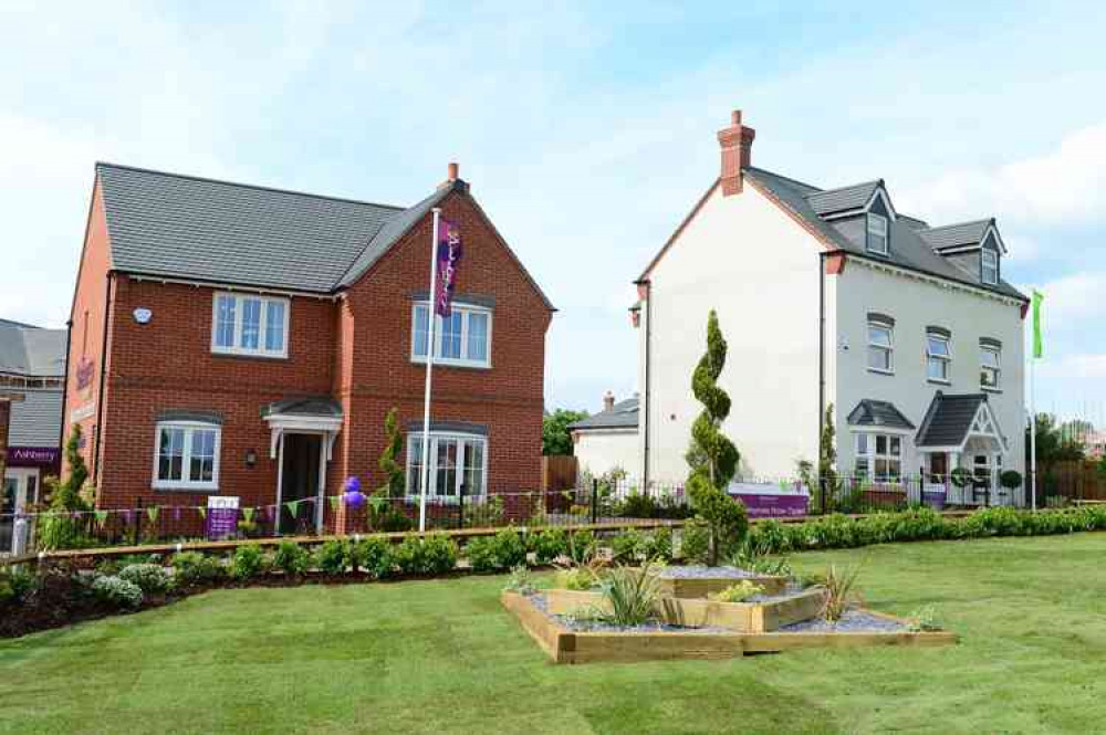 A street scene at Ashberry Homes' Broadleaf development