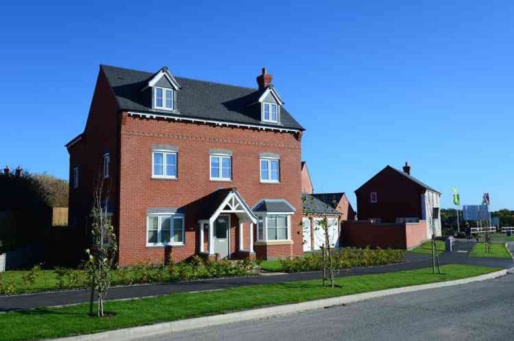 A street scene at Ashberry Homes' Broadleaf development