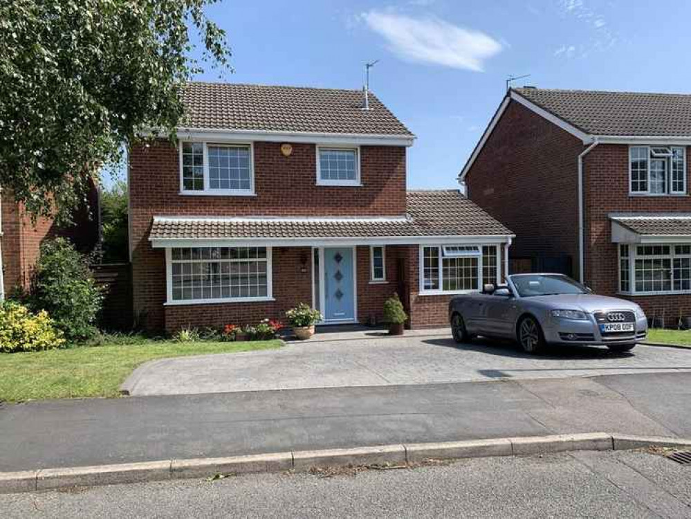 A four-bed detached property in Marlborough Way