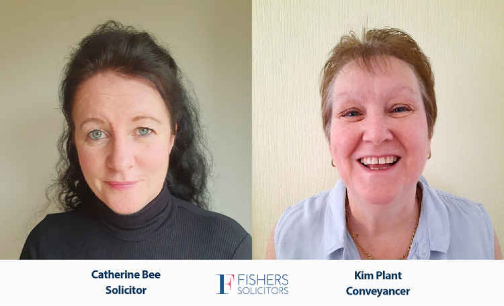 Catherine Bee and Kim Plant at Fishers Solicitors