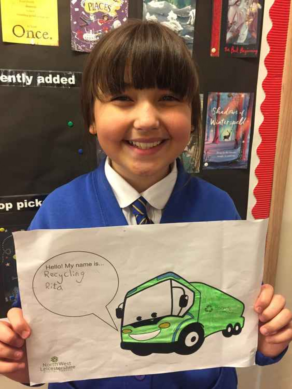 Lalana Oldershaw-Gillan, age 10, St Charles' Catholic Primary School (Measham) was among the winners