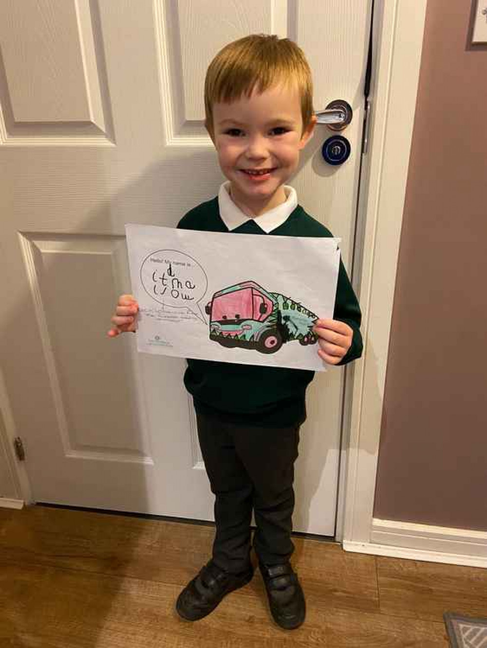 Bailey Dutton, age 5, Ashby Hill Top Primary School