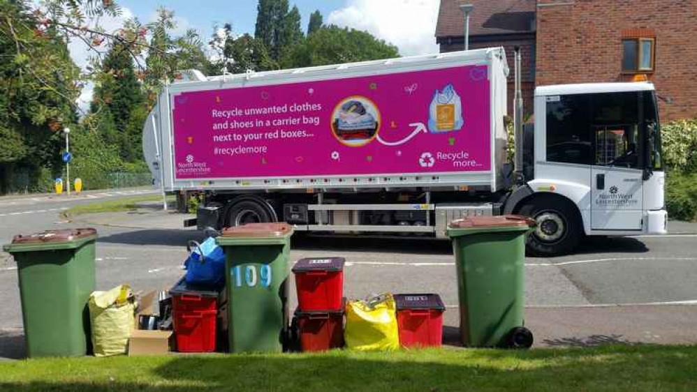 North West Leicestershire District Council is keen to encourage residents to recycle their waste items North West Leicestershire District Council is keen to encourage residents to recycle their waste items