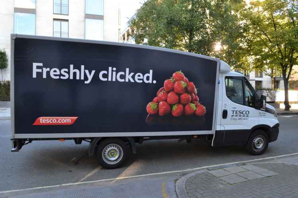 Tesco says its delivery drivers will also continue to social distance from customers. Photo: Dreamstime.com